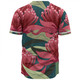 Australia Flowers Aboriginal Baseball Shirt - Australian Waratah Flowers Painting In Aboriginal Style Baseball Shirt