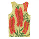 Australia Flowers Aboriginal Men Singlet - Aboriginal Painting Red Bottle Brush Tree Men Singlet