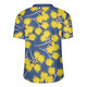 Australia Flowers Aboriginal Rugby Jersey - Yellow Wattle Flowers With Aboriginal Dot Art Rugby Jersey