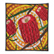 Australia Flowers Aboriginal Quilt - Aboriginal Dot Painting With Red Banksia Flower Quilt