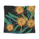 Australia Flowers Aboriginal Tapestry - Australian Yellow Hakea Flower Art Tapestry