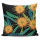 Australia Flowers Aboriginal Pillow Cases - Australian Yellow Hakea Flower Art Pillow Cases