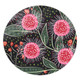 Australia Flowers Aboriginal Round Rug - Aboriginal Style Australian Hakea Flower Round Rug