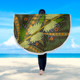 Australia Flowers Aboriginal Beach Blanket - Aboriginal Dot Art Of Australian Native Flower Hakea Sericea Beach Blanket
