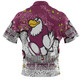 Manly Warringah Sea Eagles Polo Shirt - Team With Dot And Star Patterns For Tough Fan Polo Shirt