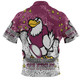 Manly Warringah Sea Eagles Polo Shirt - Team With Dot And Star Patterns For Tough Fan Polo Shirt