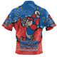 Newcastle Knights Custom Polo Shirt - Team With Dot And Star Patterns For Tough Fan Polo Shirt