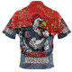 Sydney Roosters Custom Polo Shirt - Team With Dot And Star Patterns For Tough Fan Polo Shirt