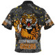 Wests Tigers Custom Polo Shirt - Team With Dot And Star Patterns For Tough Fan Polo Shirt