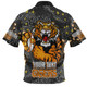 Wests Tigers Custom Polo Shirt - Team With Dot And Star Patterns For Tough Fan Polo Shirt