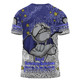 Canterbury-Bankstown Bulldogs Custom T-Shirt - Team With Dot And Star Patterns For Tough Fan T-Shirt