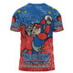 Newcastle Knights Custom T-shirt - Team With Dot And Star Patterns For Tough Fan T-shirt