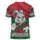South Sydney Rabbitohs T-shirt - Team With Dot And Star Patterns For Tough Fan T-shirt