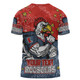 Sydney Roosters Custom T-Shirt - Team With Dot And Star Patterns For Tough Fan T-Shirt