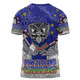 New Zealand Warriors Custom T-shirt - Team With Dot And Star Patterns For Tough Fan T-shirt