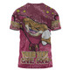 Queensland Cane Toads Custom T-shirt - Team With Dot And Star Patterns For Tough Fan T-shirt