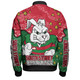 South Sydney Rabbitohs Bomber Jacket - Team With Dot And Star Patterns For Tough Fan Bomber Jacket
