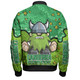 Canberra Raiders Custom Bomber Jacket - Team With Dot And Star Patterns For Tough Fan Bomber Jacket