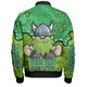 Canberra Raiders Custom Bomber Jacket - Team With Dot And Star Patterns For Tough Fan Bomber Jacket
