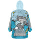Cronulla-Sutherland Sharks Custom Snug Hoodie - Team With Dot And Star Patterns For Tough Fan Snug Hoodie