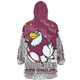 Manly Warringah Sea Eagles Snug Hoodie - Team With Dot And Star Patterns For Tough Fan Snug Hoodie