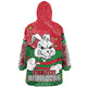 South Sydney Rabbitohs Snug Hoodie - Team With Dot And Star Patterns For Tough Fan Snug Hoodie