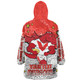 St. George Illawarra Dragons Custom Snug Hoodie - Team With Dot And Star Patterns For Tough Fan Snug Hoodie