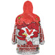 St. George Illawarra Dragons Custom Snug Hoodie - Team With Dot And Star Patterns For Tough Fan Snug Hoodie