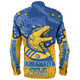 Parramatta Eels Custom Long Sleeve Shirt - Team With Dot And Star Patterns For Tough Fan Long Sleeve Shirt