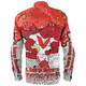 St. George Illawarra Dragons Custom Long Sleeve Shirt - Team With Dot And Star Patterns For Tough Fan Long Sleeve Shirt