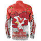 St. George Illawarra Dragons Custom Long Sleeve Shirt - Team With Dot And Star Patterns For Tough Fan Long Sleeve Shirt