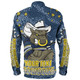 North Queensland Cowboys Custom Long Sleeve Shirt - Team With Dot And Star Patterns For Tough Fan Long Sleeve Shirt