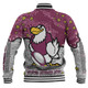 Manly Warringah Sea Eagles Baseball Jacket - Team With Dot And Star Patterns For Tough Fan Baseball Jacket