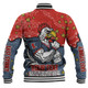 Sydney Roosters Custom Baseball Jacket - Team With Dot And Star Patterns For Tough Fan Baseball Jacket