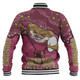 Queensland Cane Toads Custom Baseball Jacket - Team With Dot And Star Patterns For Tough Fan Baseball Jacket