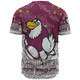 Manly Warringah Sea Eagles Baseball Shirt - Team With Dot And Star Patterns For Tough Fan Baseball Shirt