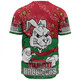 South Sydney Rabbitohs Baseball Shirt - Team With Dot And Star Patterns For Tough Fan Baseball Shirt