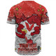 St. George Illawarra Dragons Custom Baseball Shirt - Team With Dot And Star Patterns For Tough Fan Baseball Shirt