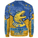 Parramatta Eels Custom Sweatshirt - Team With Dot And Star Patterns For Tough Fan Sweatshirt
