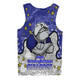 Canterbury-Bankstown Bulldogs Custom Men Singlet - Team With Dot And Star Patterns For Tough Fan Men Singlet