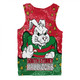 South Sydney Rabbitohs Men Singlet - Team With Dot And Star Patterns For Tough Fan Men Singlet