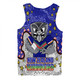 New Zealand Warriors Custom Men Singlet - Team With Dot And Star Patterns For Tough Fan Men Singlet