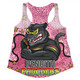 Penrith Panthers Custom Women Racerback Singlet - Team With Dot And Star Patterns For Tough Fan Women Racerback Singlet