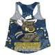 North Queensland Cowboys Custom Women Racerback Singlet - Team With Dot And Star Patterns For Tough Fan Women Racerback Singlet