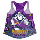 Melbourne Storm Custom Women Racerback Singlet - Team With Dot And Star Patterns For Tough Fan Women Racerback Singlet
