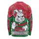 South Sydney Rabbitohs Long Sleeve T-shirt - Team With Dot And Star Patterns For Tough Fan Long Sleeve T-shirt