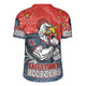 Sydney Roosters Custom Rugby Jersey - Team With Dot And Star Patterns For Tough Fan Rugby Jersey