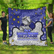 Canterbury-Bankstown Bulldogs Custom Quilt - Team With Dot And Star Patterns For Tough Fan Quilt