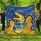 Parramatta Eels Custom Quilt - Team With Dot And Star Patterns For Tough Fan Quilt