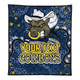 North Queensland Cowboys Custom Quilt - Team With Dot And Star Patterns For Tough Fan Quilt